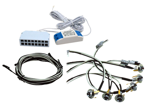 [41494] Saunavalosarja Harju 6-os 12 V 6x0,35 W 3K 16 mm IP44