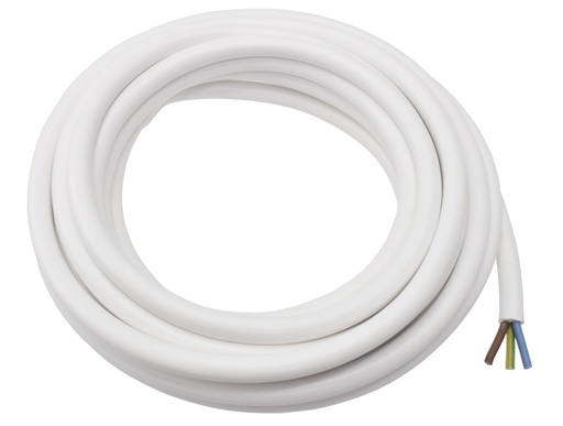 [41715] Asennuskaapeli MSK 3x1,5 5 m valkoinen