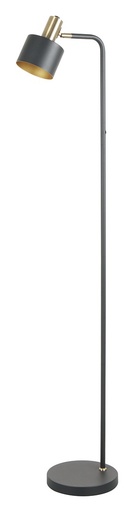 [44007] Lattiavalaisin E27 musta/harjattu messinki