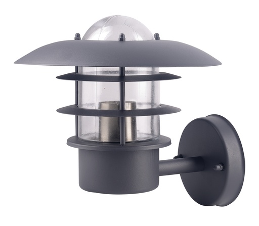 [48002] Seinävalaisin RAHOLA E27 alakiinnitys IP44 antrasiitti