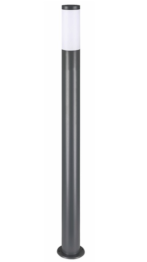 [48060] Pylväsvalaisin LEINOLA E27 IP44 90 cm antrasiitti
