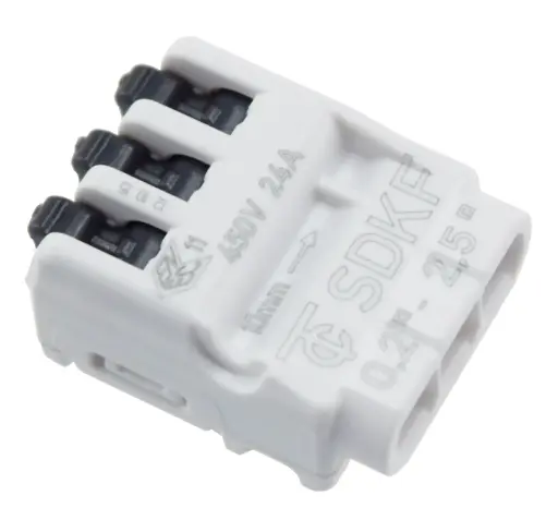 [91583] Vipuliitin 3-osainen 0.2-5 mm² 5 kpl