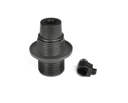 [94405] Lampunpidin E14 kierteellä ja laipalla musta