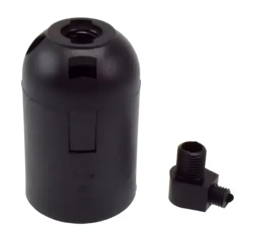 [94413] Lampunpidin E27 musta