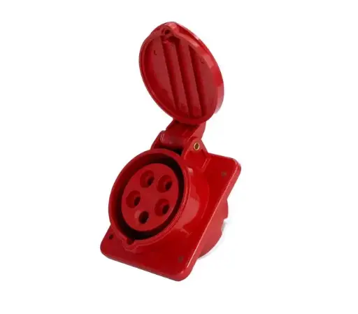[99071] Voimavirtajatkopistorasia 5-napainen 16A 400 V uppo