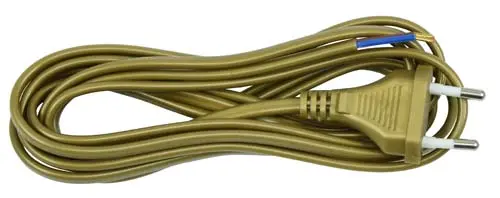 [99402] Pistotulppajohto 2,5 m kulta