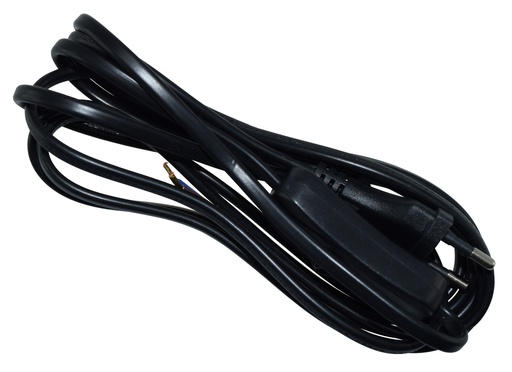 [99406] Välikytkinjohto Harju 2 m + 0,5 m musta