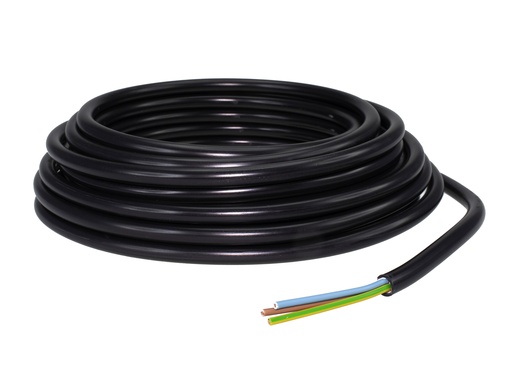 [420182] Asennuskaapeli MMJ 3x1.5S 25m musta