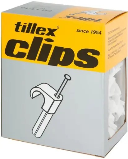 [1345116] Naulakiinnike Tillex PC 10-14 2x35 valkoinen 100 kpl