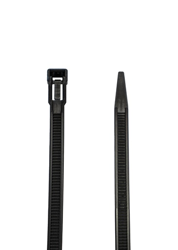 [8302434] Nippuside avattava 7,5x200 musta 100 kpl