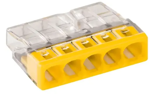 [60473945] Wago rasialiitin 5-napainen 0.5-2.5mm² 20 kpl