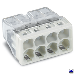 [2273-208] Wago rasialiitin 8-napainen 0.5-2.5 mm² 50 kpl
